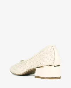 Birdie Woven Leather Pump><noscript><img width=