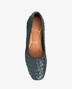Birdie Woven Leather Pump><noscript><img width=