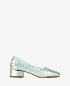 Birdie Woven Metallic Leather Pump>Kenneth Cole Best