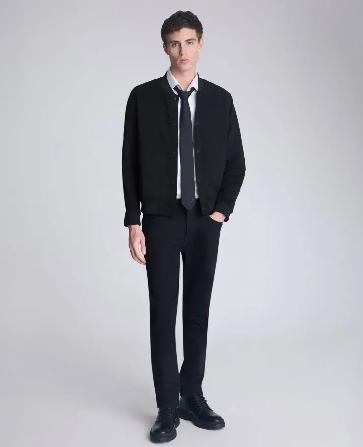 Bomber Collar Trucker Jacket>Kenneth Cole