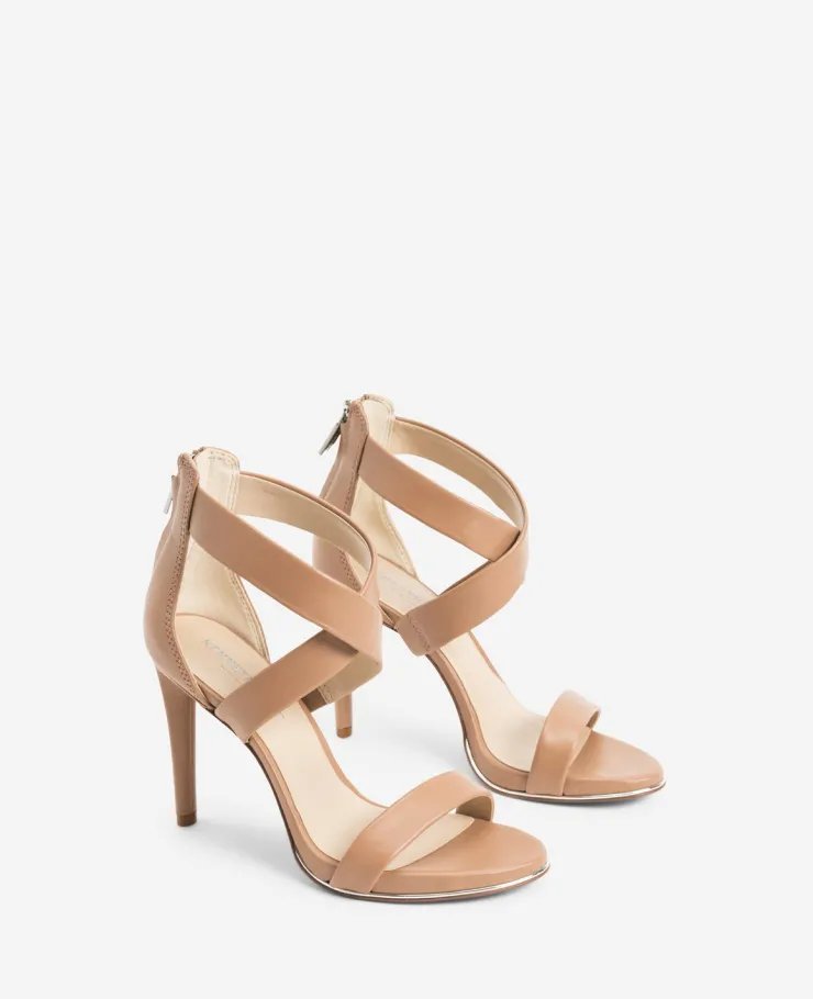Brooke Cross Strap Heeled Sandal>Kenneth Cole Outlet
