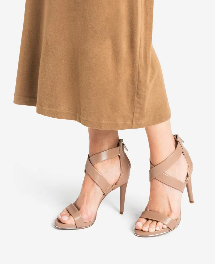 Brooke Cross Strap Heeled Sandal>Kenneth Cole Outlet