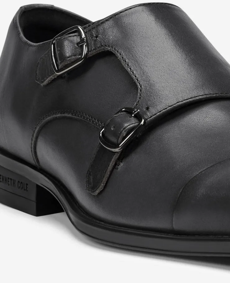 Charles Double Monk Strap Cap Toe Oxford>Kenneth Cole Clearance