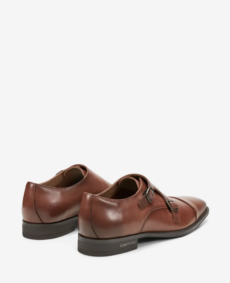 Charles Double Monk Strap Cap Toe Oxford>Kenneth Cole