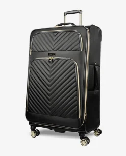 Chelsea Chevron Quilted Expandable Suitcase><noscript><img width=