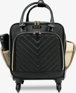 Chelsea Chevron Quilted Expandable Suitcase><noscript><img width=