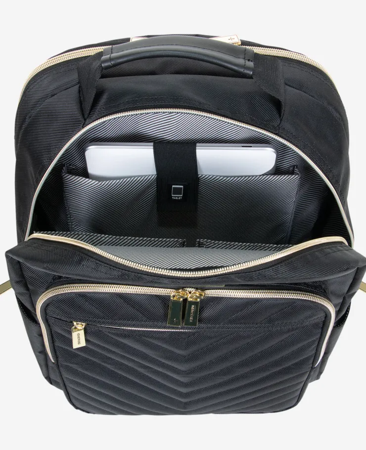 Chelsea 15.6-Inch Chevron Quilted Computer Backpack>Kenneth Cole Discount