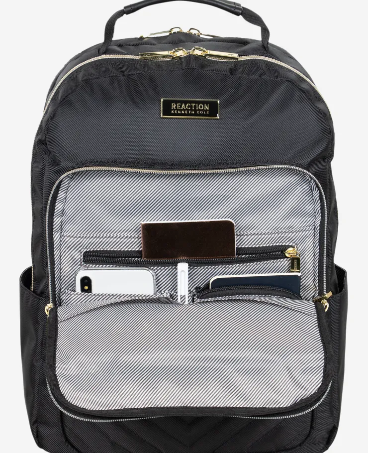 Chelsea 15.6-Inch Chevron Quilted Computer Backpack>Kenneth Cole Discount