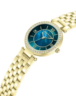 Classic Pearl Bracelet Watch><noscript><img width=