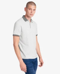 Colorblock Collar Solid Short Sleeve Polo>Kenneth Cole Hot