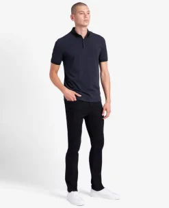 Colorblock Collar Solid Short Sleeve Polo><noscript><img width=