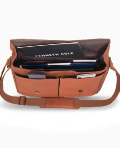 Columbian Leather Crossbody 15.6-Inch Laptop & Tablet Messenger Bag><noscript><img width=