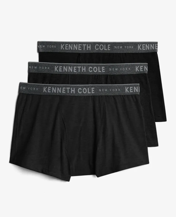 Cotton Stretch Trunks 3-Pack>Kenneth Cole New