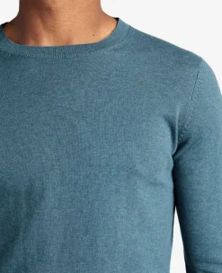 Crew Neck Sweater with Tipping Details><noscript><img width=