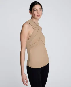 Criss Cross Neck Tank Top><noscript><img width=