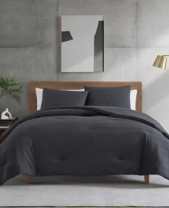 Crosswalk Herringbone Comforter Set>Kenneth Cole New