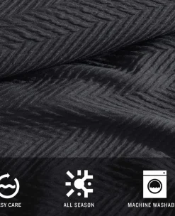 Crosswalk Herringbone Duvet Cover Set><noscript><img width=