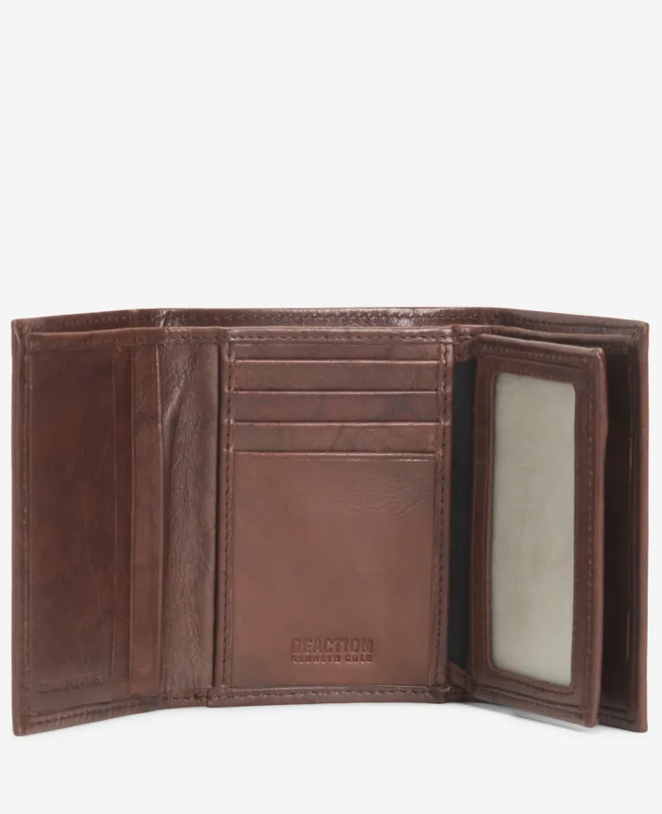Crunch Leather Slimfold Wallet>Kenneth Cole Outlet
