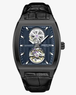 Curved Automatic Strap Watch>Kenneth Cole Outlet
