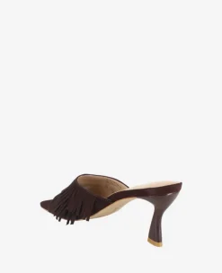 Darby Suede Fringe Heel><noscript><img width=