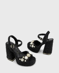 Dolly Charms Fabric Platform Sandal><noscript><img width=