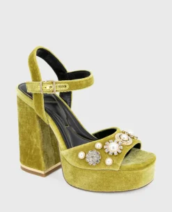 Dolly Charms Velvet Platform Sandal><noscript><img width=