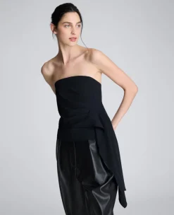 Drape Front Bustier Top>Kenneth Cole Best