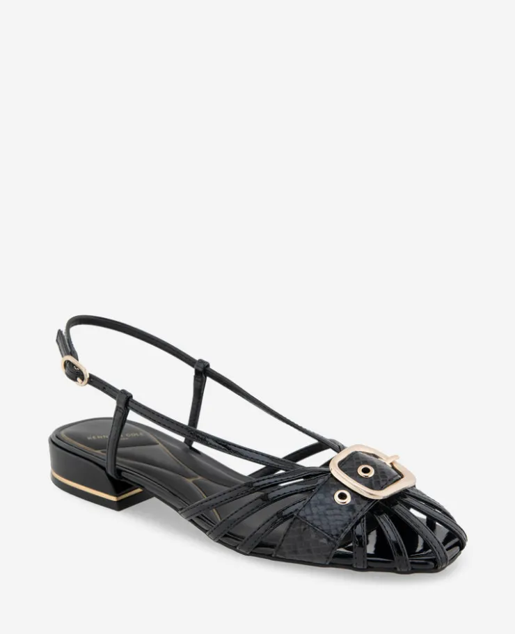 Farrah Patent Caged In Buckle Sandal>Kenneth Cole Discount