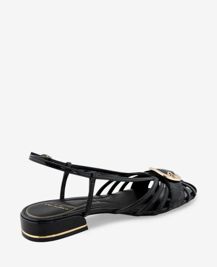 Farrah Patent Caged In Buckle Sandal>Kenneth Cole Discount