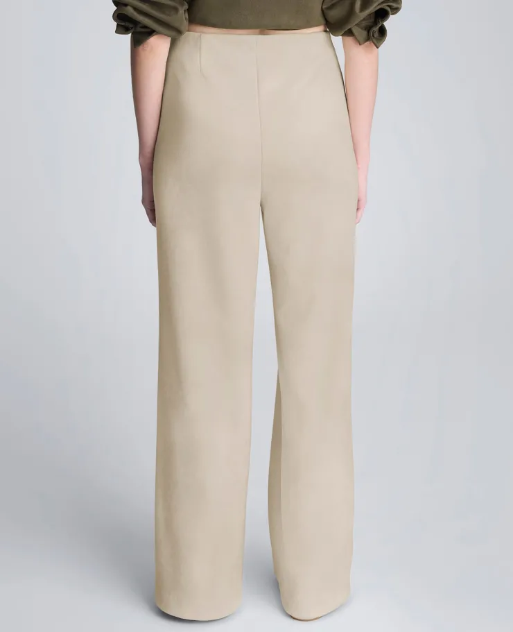Faux Suede Pullover Wide Leg Pant>Kenneth Cole