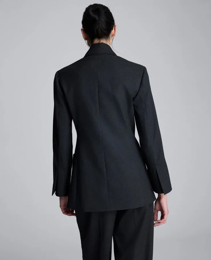 Flannel Double Breasted Jacket>Kenneth Cole Sale