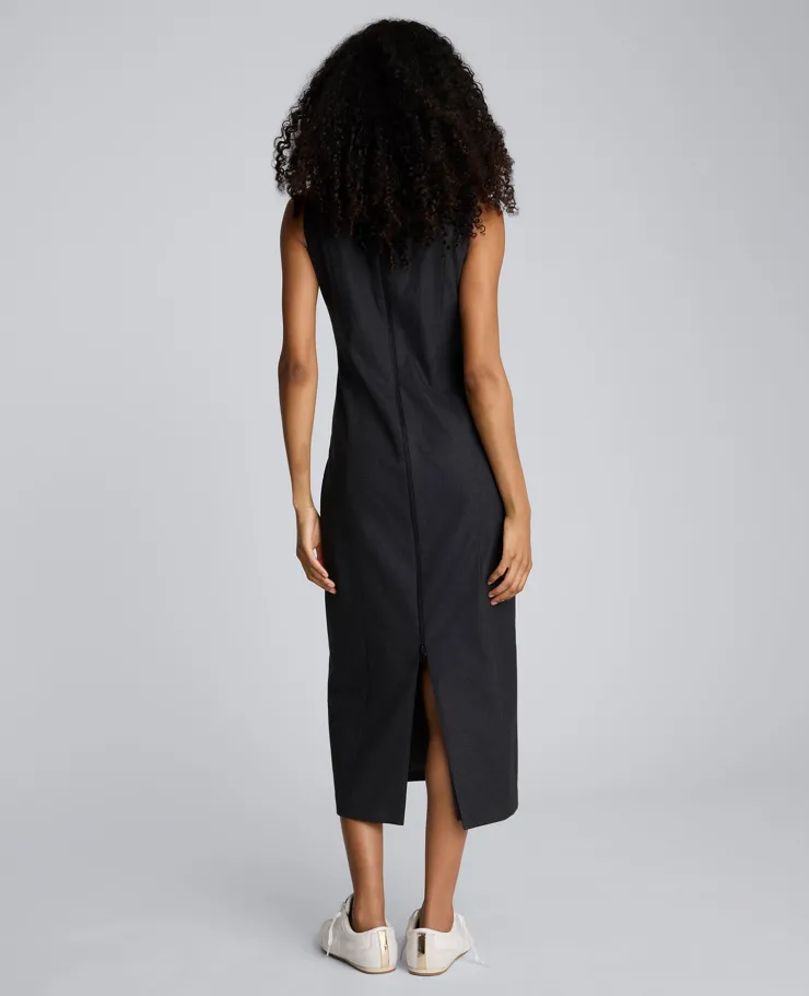 Flannel Midi Sheath Dress>Kenneth Cole Online