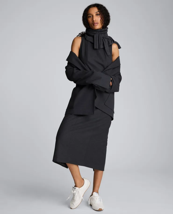 Flannel Midi Sheath Dress>Kenneth Cole Online