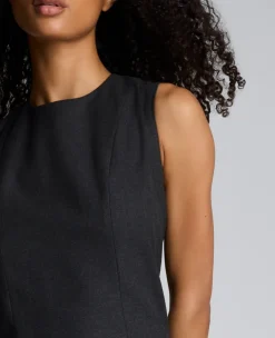 Flannel Midi Sheath Dress><noscript><img width=