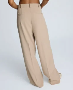 Fly Front High Rise Wide Leg Boyfriend Pant><noscript><img width=