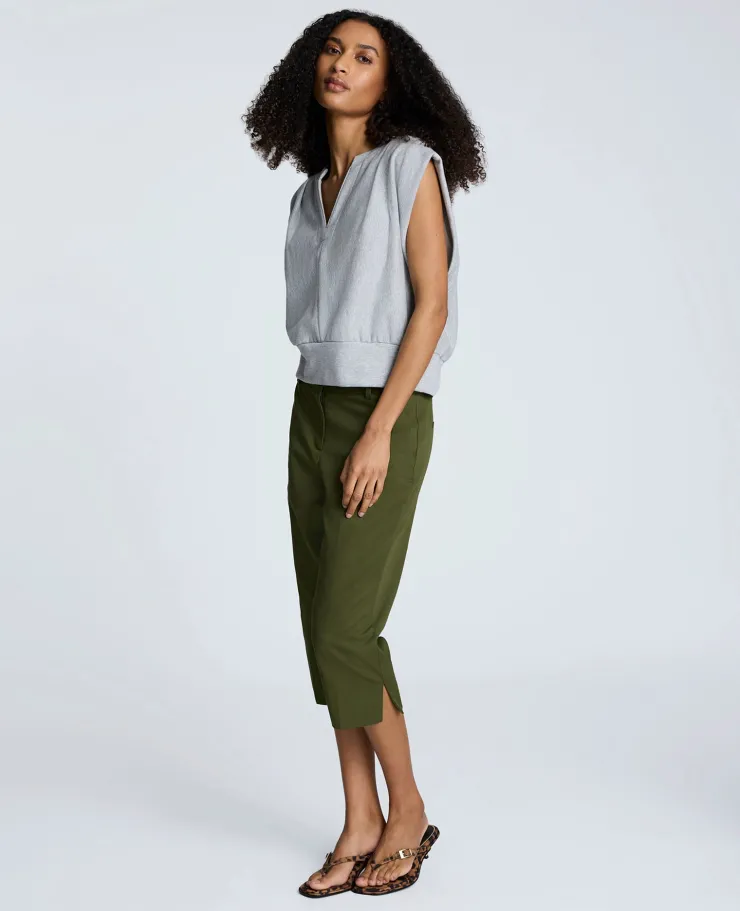 Fly Front Invisible Zip Pedal Pusher Pant>Kenneth Cole Discount