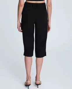 Fly Front Invisible Zipper Pedal Pusher Pant><noscript><img width=