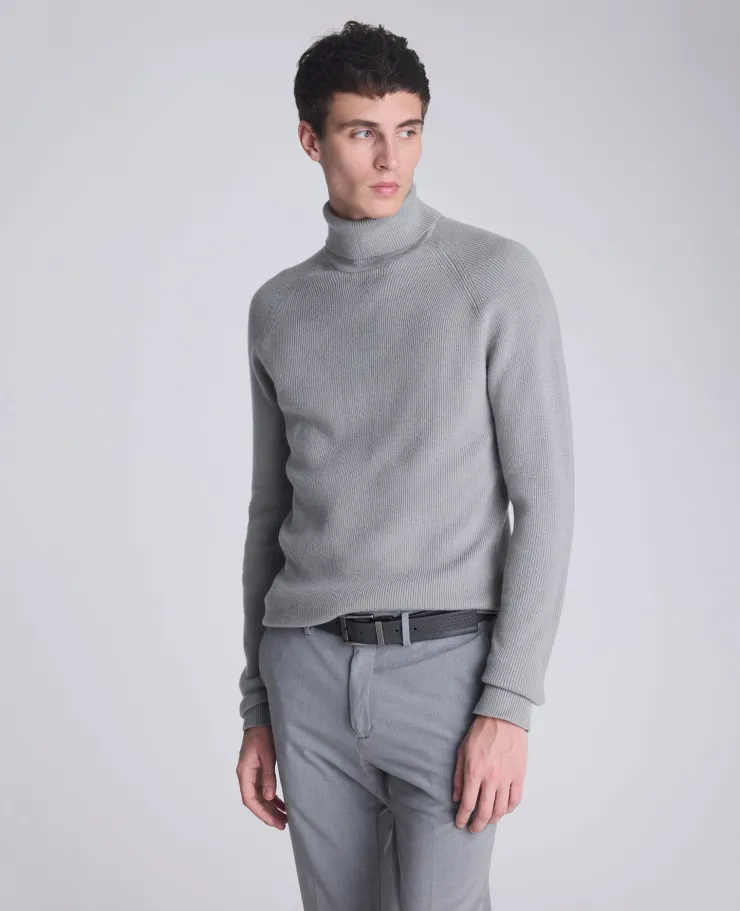 Foldover Turtleneck Sweater>Kenneth Cole