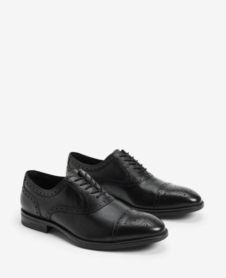 Futurepod Leather Lace-Up Oxford with Medallion Cap Toe>Kenneth Cole Discount