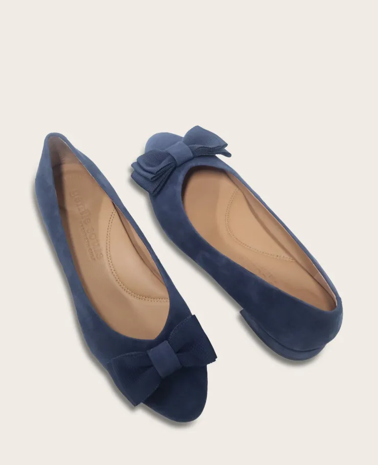 GENTLE SOULS - Atlas Suede Bow Flat>Kenneth Cole Sale