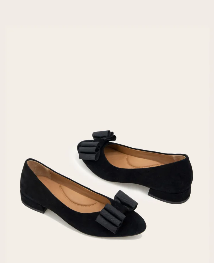 GENTLE SOULS - Atlas Suede Bow Flat>Kenneth Cole New