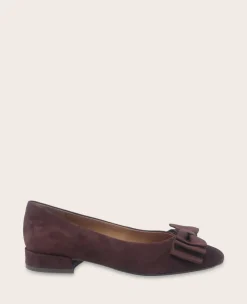 GENTLE SOULS - Atlas Suede Bow Flat>Kenneth Cole Outlet