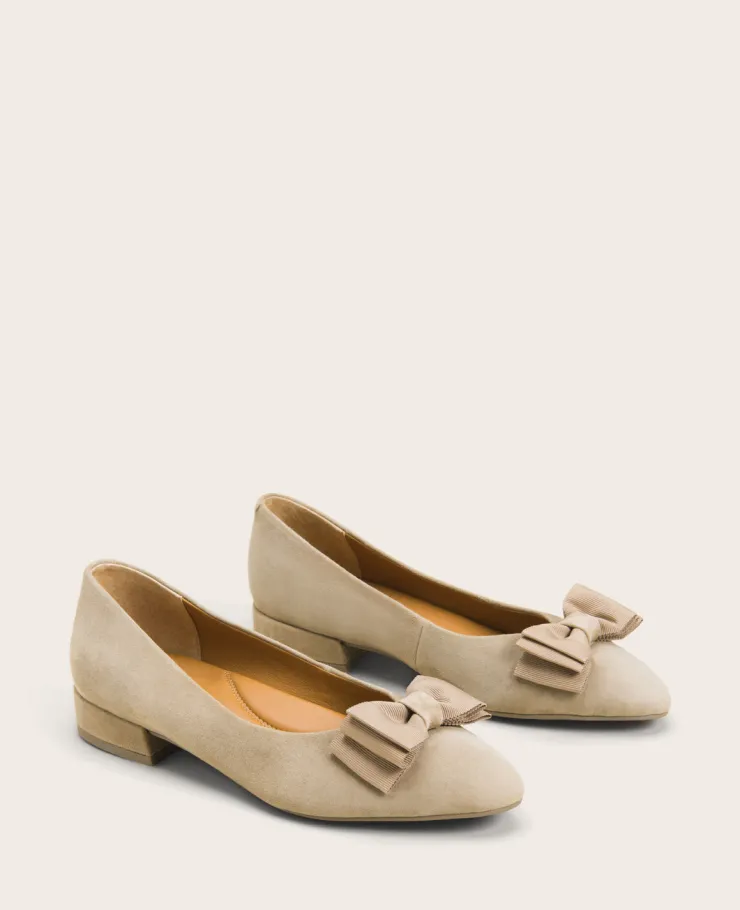 GENTLE SOULS - Atlas Suede Bow Flat>Kenneth Cole Sale