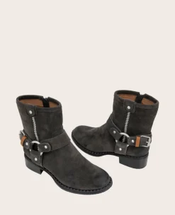 GENTLE SOULS - Barker Suede Moto Boot><noscript><img width=