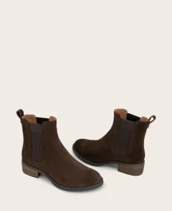 GENTLE SOULS - Best Suede Elastic Bootie><noscript><img width=