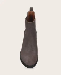 GENTLE SOULS - Best Suede Elastic Bootie><noscript><img width=