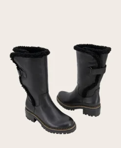 GENTLE SOULS - Bradford Leather Sherpa Lined Boot><noscript><img width=