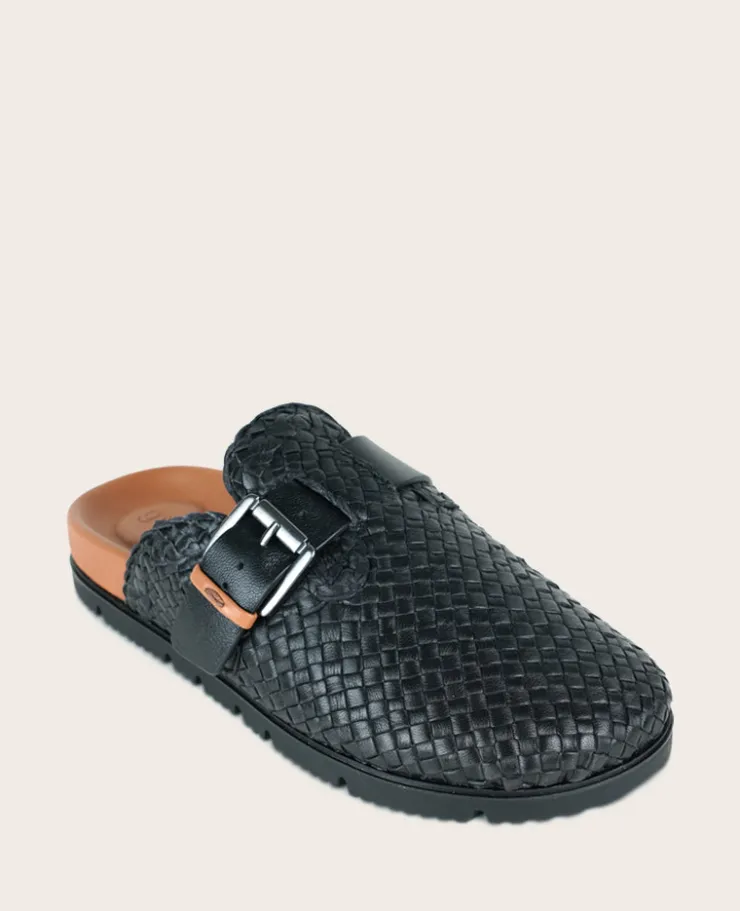 GENTLE SOULS - Brantley Buckle Woven Leather Mule>Kenneth Cole Best