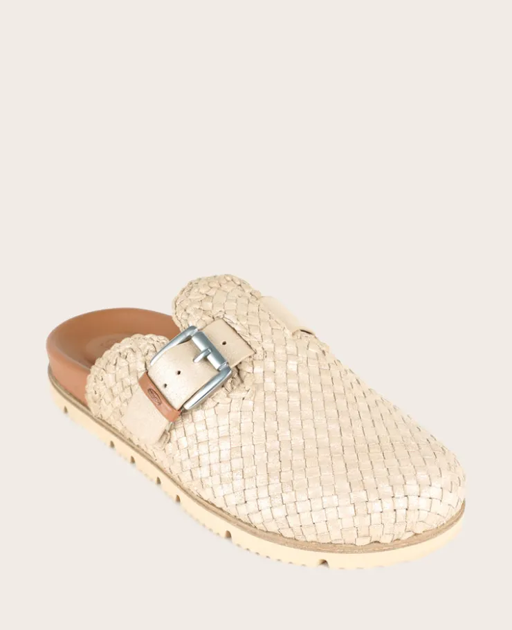 GENTLE SOULS - Brantley Buckle Woven Leather Mule>Kenneth Cole Online