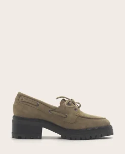 GENTLE SOULS - Brigly Suede Lug Boat Shoe>Kenneth Cole Discount